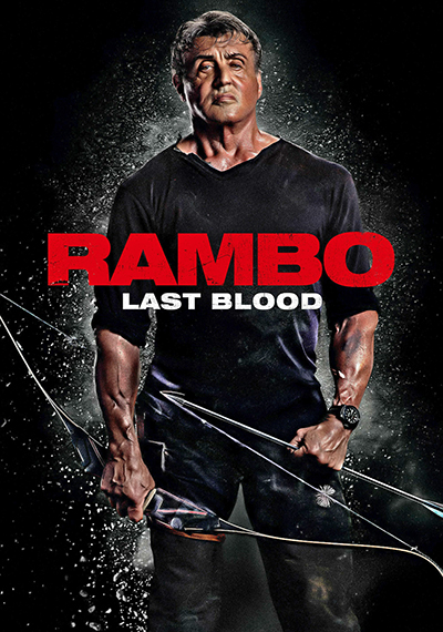 This is Rambo the star of the movies holding a bow and arrow, since he is really good at using them.